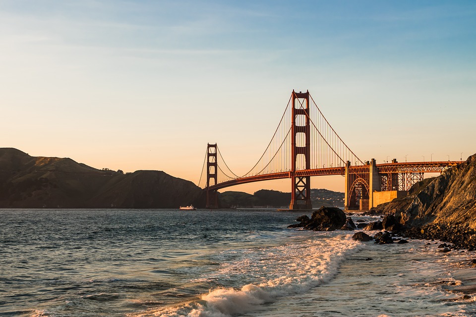Blog over steden in Amerika die je gezien moet hebben, San Francisco Golden Gate Bridge